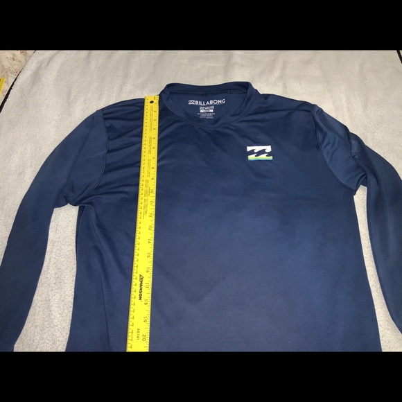 BILLABONG Long Sleeve Rash Guard Used Mesh Loose L